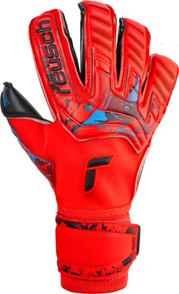 Reusch Attrakt Gold X Evolution Cut 5370964 3333 schwarz rot front